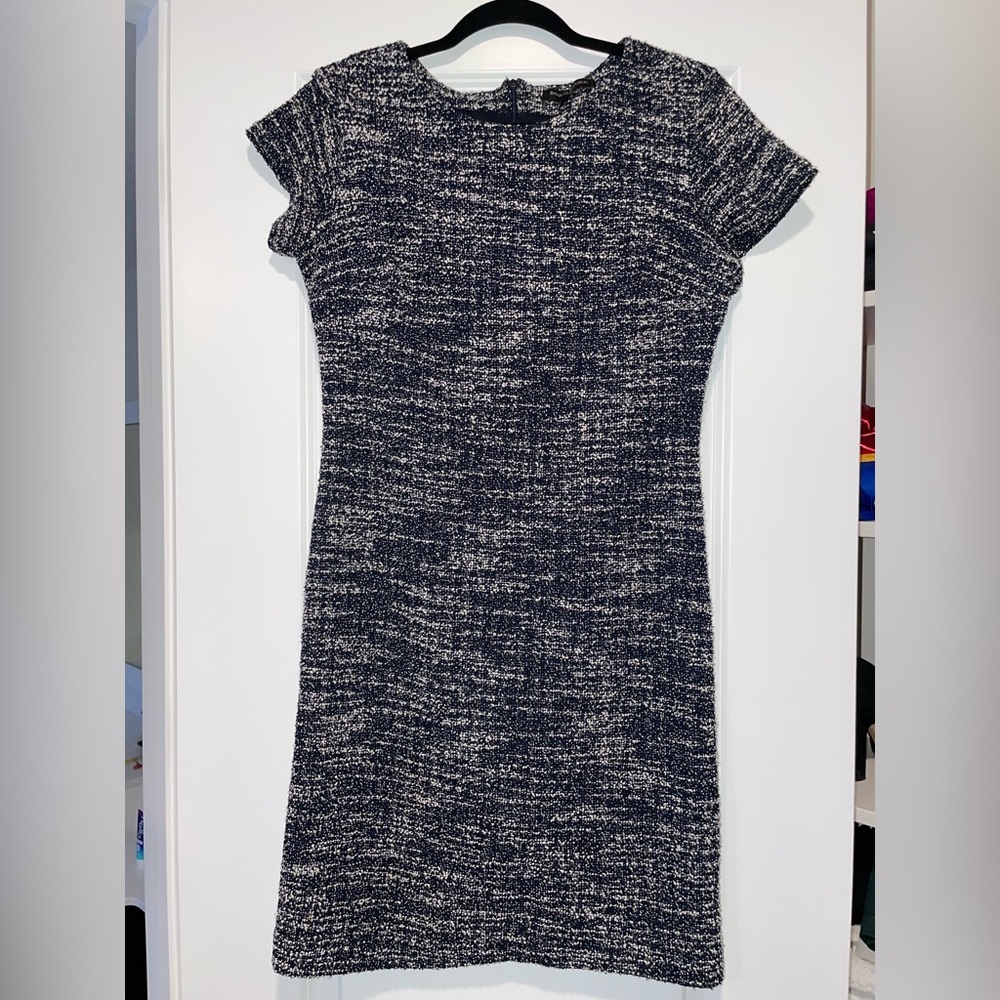 Navy and cream dress Size 4